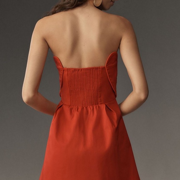 FARM Rio Strapless Red Heart Mini Dress - Picture 3 of 12